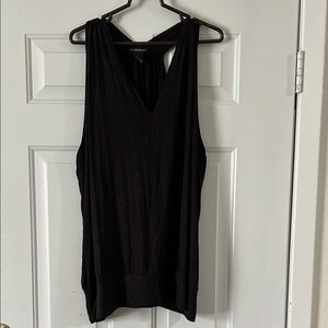 Lane Bryant Black Gold Tank Top